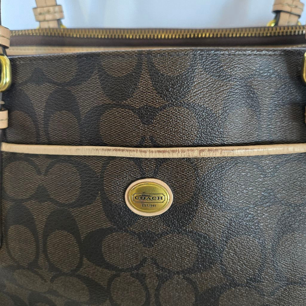 Women's Coach Signature Peyton Double Zip Bag F26187 - Picture 3 of 16